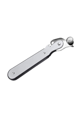 GEFU TOOTHED WHEEL METAL CAN OPENER SIL