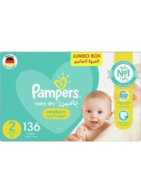 PAMPERS S2 1X136 NB M6
