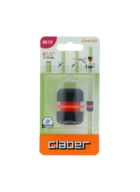 CLABER HOSE CONNECTOR 2/5CM BLACK
