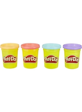 PLAY DOH 4 PACK OF 118ML CANS