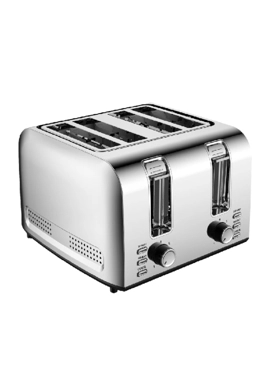 HOMIX 4-SLICE TOASTER 7 SET. CTRL 1500W
