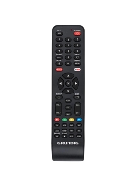 Grundig - Universal Well Connective Remote Control Black 20.8 x 1.9 x 5.1 cm