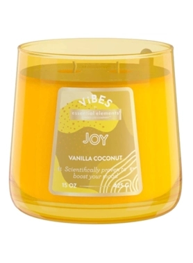 CANDLE-LITE EE VIBES 443ML 2-WICK JOY