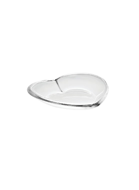 VIDIVI CRSTL HEART SHAPE PLATE 19.5*20CM