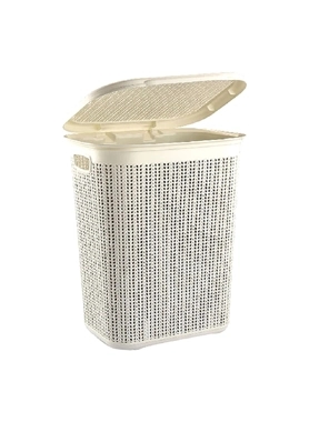 UCSAN LAUNDRY BASKET 43X34X55CM IVORY