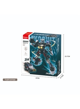 SLUBAN POLICE CAR&ROBOT AUTOBOT 247 PCS