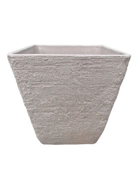 SERENE PLANTER 39X43CM SANDY STNE F.GLSS