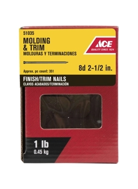ACE FINISH NAIL MOULDING/TRIM 8D 0.45KG