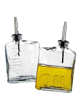 PARFAIT GLASS OIL &VINEGAR SET2PCS 450ML