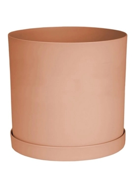 BLOEM MATHERS PLNTR W/SAUCER TRAY 10 TC