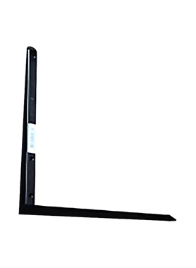 MICASA MITRED SHELF BRACKET 20X20CM BLCK