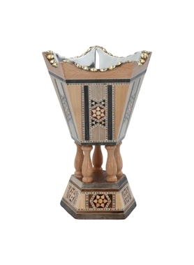 Rawan Tex - Elegant Mosaic Design Incense Burner Multicolour 22.8 x 15.4 x 15.6 cm