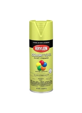 KRYLON COLORMAXX GLOSS CITRUS GRN 340G