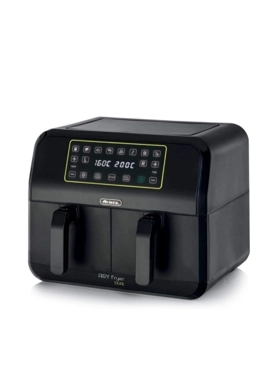 Ariete - 1700W Double Basket Air Fryer Black 8 L