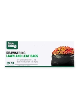 IRON-HOLD LAWN&LEAF BGS BLK 39GAL
