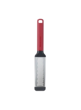 KitchenAid - Classic Fine Etched Grater Empire Red and Silver 29.5 cm