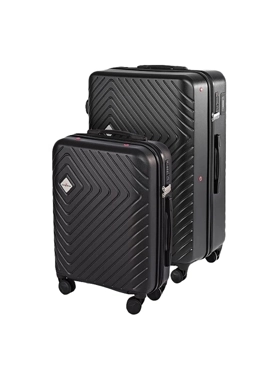 COMPACTOR 4 WHEEL LUGGAGE TROLLEY 2P SET