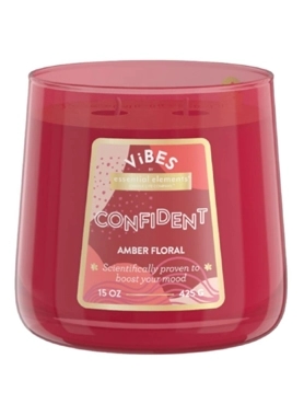 CANDLE-LITE EE VIBES 443ML 2-WICK Amber