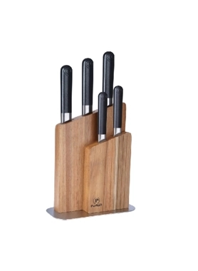 PARFAIT KNFE 6PC BLOCKSET WOODSTND MULTI