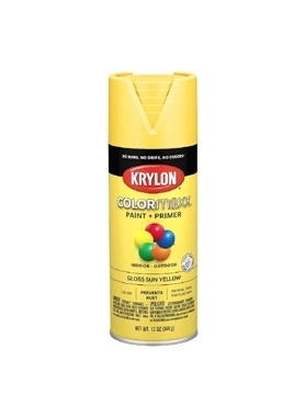 KRYLON COLORMAXX GLOSS SUN YELLOW 340G