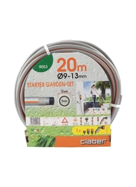 CLABER HOSE STARTER GARDEN 20M SET
