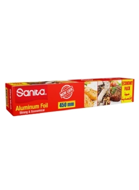 SANITA ALUMINUM FOIL 450MM X 85M