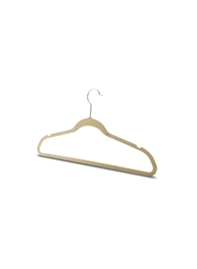 YIKAI HANGER 10PC ABS FLOCKING