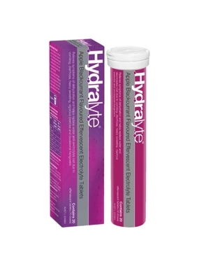 20-Piece Apple Blackcurrant Flavoured Effervescent Electrolyte Tablets 15 x 3.7 x 3.7 cm