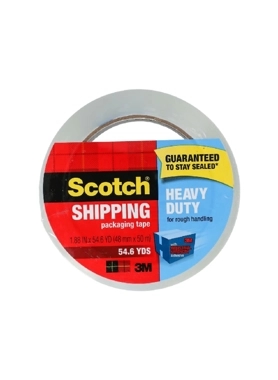 SCOTCH H.DUTY PACKING TAPE CLR 48MM X50M
