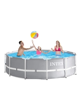 INTEX POOL SET 365X99CM ROUND PRISM FRAM