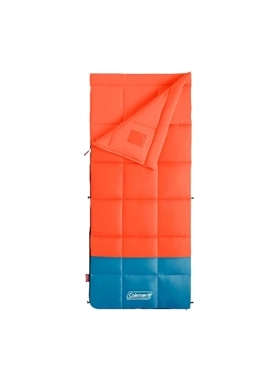 COLEMN RECT SLEEPNGBAG ORNGE/BLU190X83CM