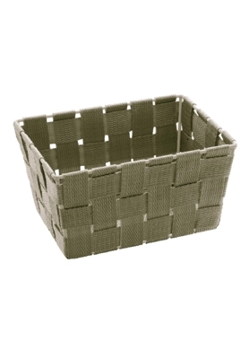 WENKO AD MINI BATHROOM BASKET TAUPE 14CM