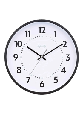 LA CROSSE WALL CLOCK 15CM ROUND COMMERCL