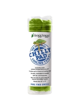 Frogg Toggs - Hyper Evaporative Chilly Pad Cooling Towel Light Green 33 x 13 Inch