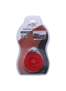 AUTOSMART RATCHET TIE DOWN W/BELT 100KG