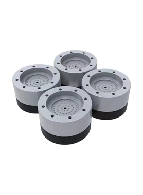 Honeybee - Durable High Quality Stand Pads for Washer and Dryer Grey and Black 10.5 x 8.5 x 14 cm