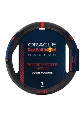 REDBULL STEERING WHEEL COVER BLK/RD 02S