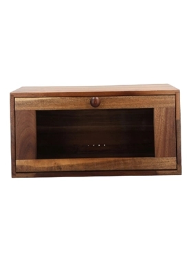 BIEN SERVI ACACIA BREAD BIN 38.5X22X19CM