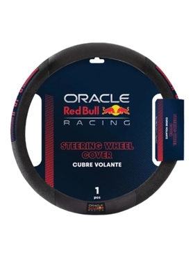 REDBULL STEERING WHEEL COVER BLK/RD 003