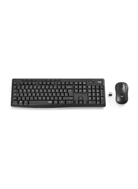 Logitech - MK295 Silent Wireless Keyboard and Mouse Combo Graphite 14.9 x 44.1 x 1.8 cm