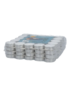 HONEYBEE TEALIGHT CNDLE100PC WHT UNSCNTD
