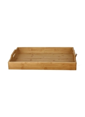 BIEN SERVI TRAY 1PC BAMBOO 47X34X7CM