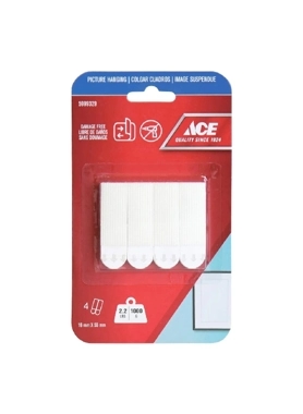 ACE REMOVABLE STRIPS WHT 8PCS 0.1KG