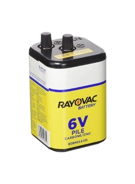 RAYOVAC ALKALINE BATTERY 6V HEAVY DUTY