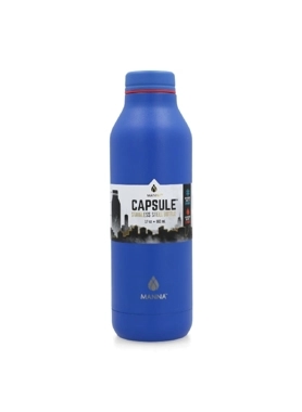 MANNA BOTTLE CAPSULE POWDER BLUE 500ML