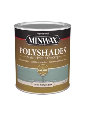 MINWAX POLYSHADES SATIN VINTAGE BLUE 1QT