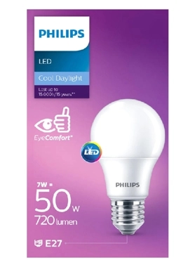 PHILIPS LEDBULB7W E27 ESS 6500K 230VGEN5