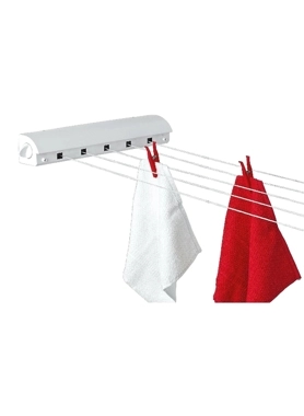 PRIMANOVA WALL MOUNT DRYING CLOTH WHITE