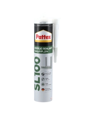 PATTEX SILICONE ACRYLIC SEALANT280ML WHT