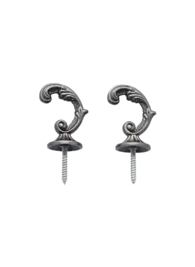 MICASA HOOKS 2PCS/PK PEWTER